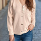 Tied V-Neck Long Sleeve Sweater