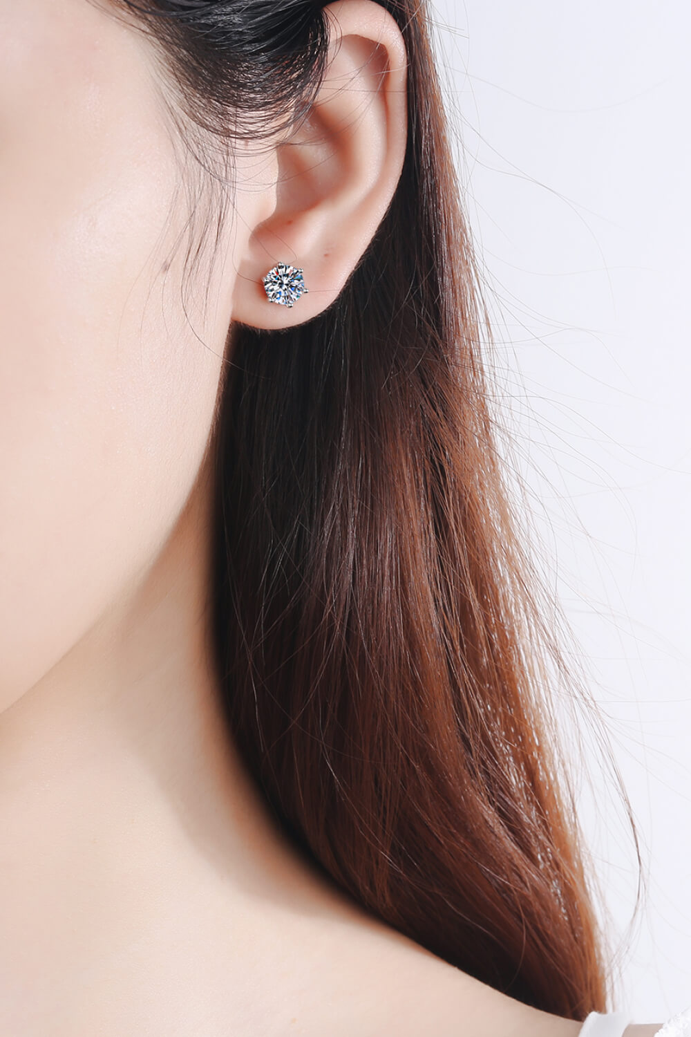 Adored Moissanite Stud Earrings *