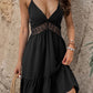 Swiss Dot Ruffle Hem Cami Dress