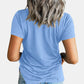Full Size Pocketed V-Neck Short Sleeve T-Shirt
