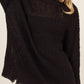 HYFVE Distressed Long Sleeve Knit Top