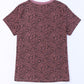 Animal Print Round Neck Short Sleeve T-Shirt