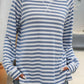Mandy Striped Round Neck Long Sleeve T-Shirt