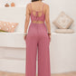 Cutout Scoop Neck Sleeveless Jumpsuit