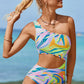 Sandn'Surf Cutout Single Shoulder One-Piece Swimwear