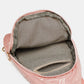 Quilted Adjustable Strap Puffy Sling Bag