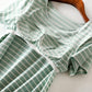 Full Size Striped Round Neck Short Sleeve Dress