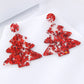 Christmas Tree Acrylic Earrings