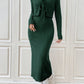 Cami Dress and Tied Long Sleeve Cardigan Set