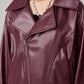 Zip Up Drop Shoulder Jacket