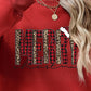 MERRY CHRISTMAS Round Neck Long Sleeve Sweatshirt