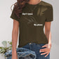 Graphic Round Neck Short Sleeve T-Shirt