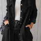 Full Size Pocketed Button Up Long Sleeve Denim Jacket