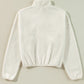 Sherpa Half Snap Long Sleeve Jacket