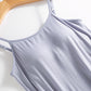 Full Size Scoop Neck Midi Cami Dress with Bra