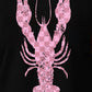 Full Size Checkered Lobster Graphic Round Neck Short Sleeve T-Shirt