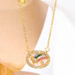 Stars in the Plate Pendant Copper Necklace