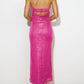 Sequin Cutout Tube Dress