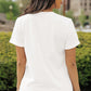 Graphic Round Neck Short Sleeve T-Shirt