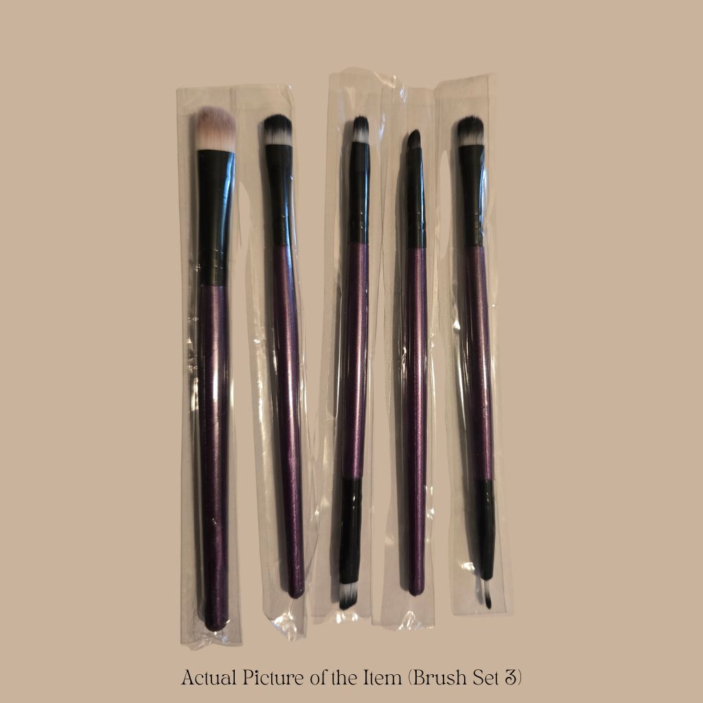 20-Piece Professional Makeup Brush Set – Purple