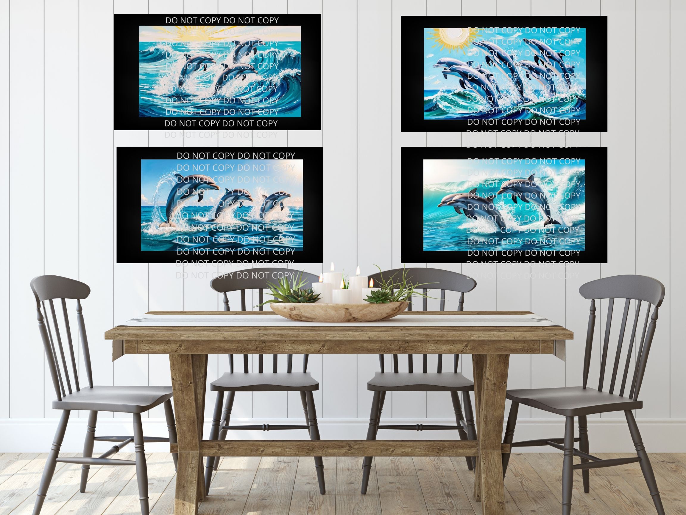 Dolphin Digital Art in PDF SVG PNG File Formats