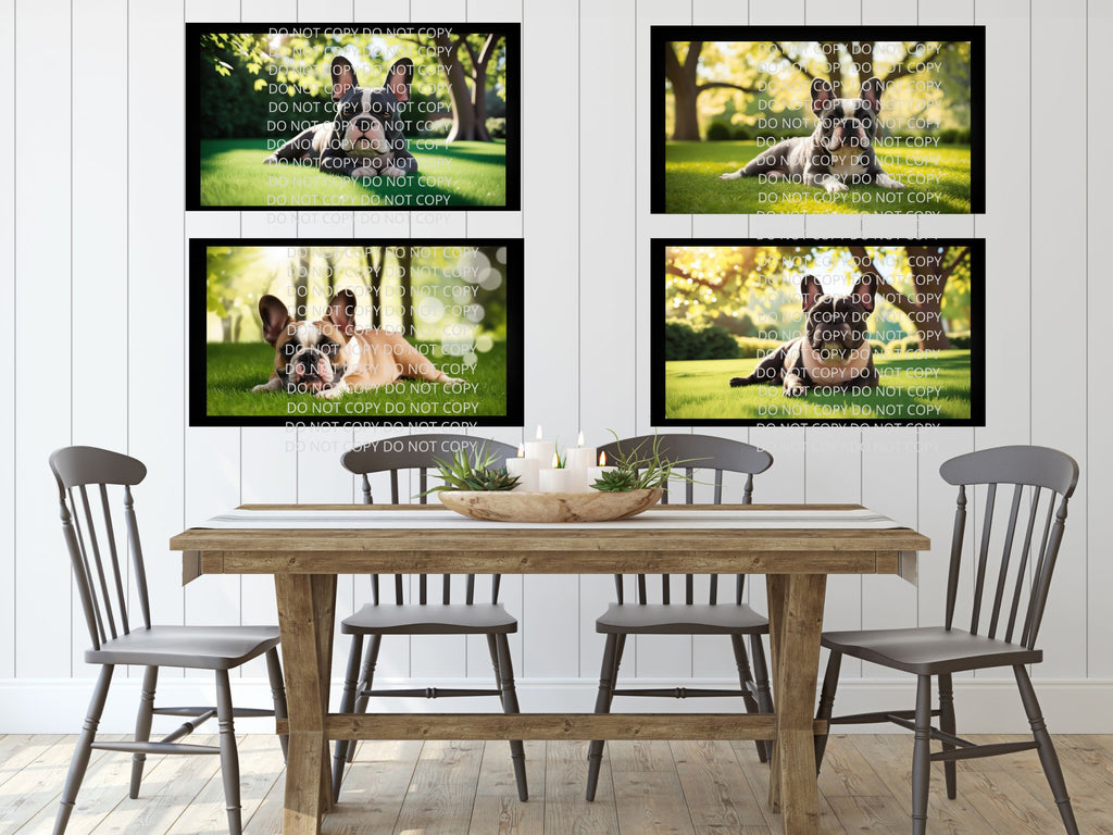 French Bulldog Digital Art in PDF SVG PNG File Formats