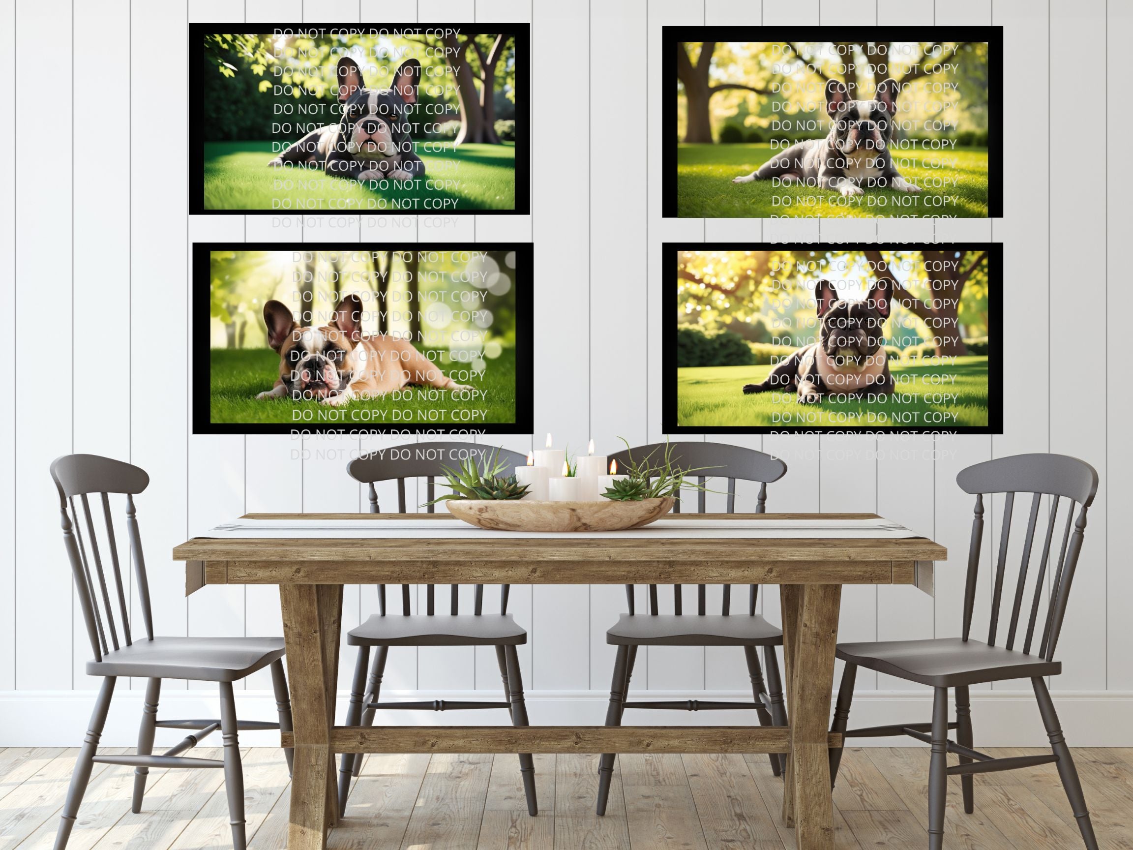 French Bulldog Digital Art in PDF SVG PNG File Formats