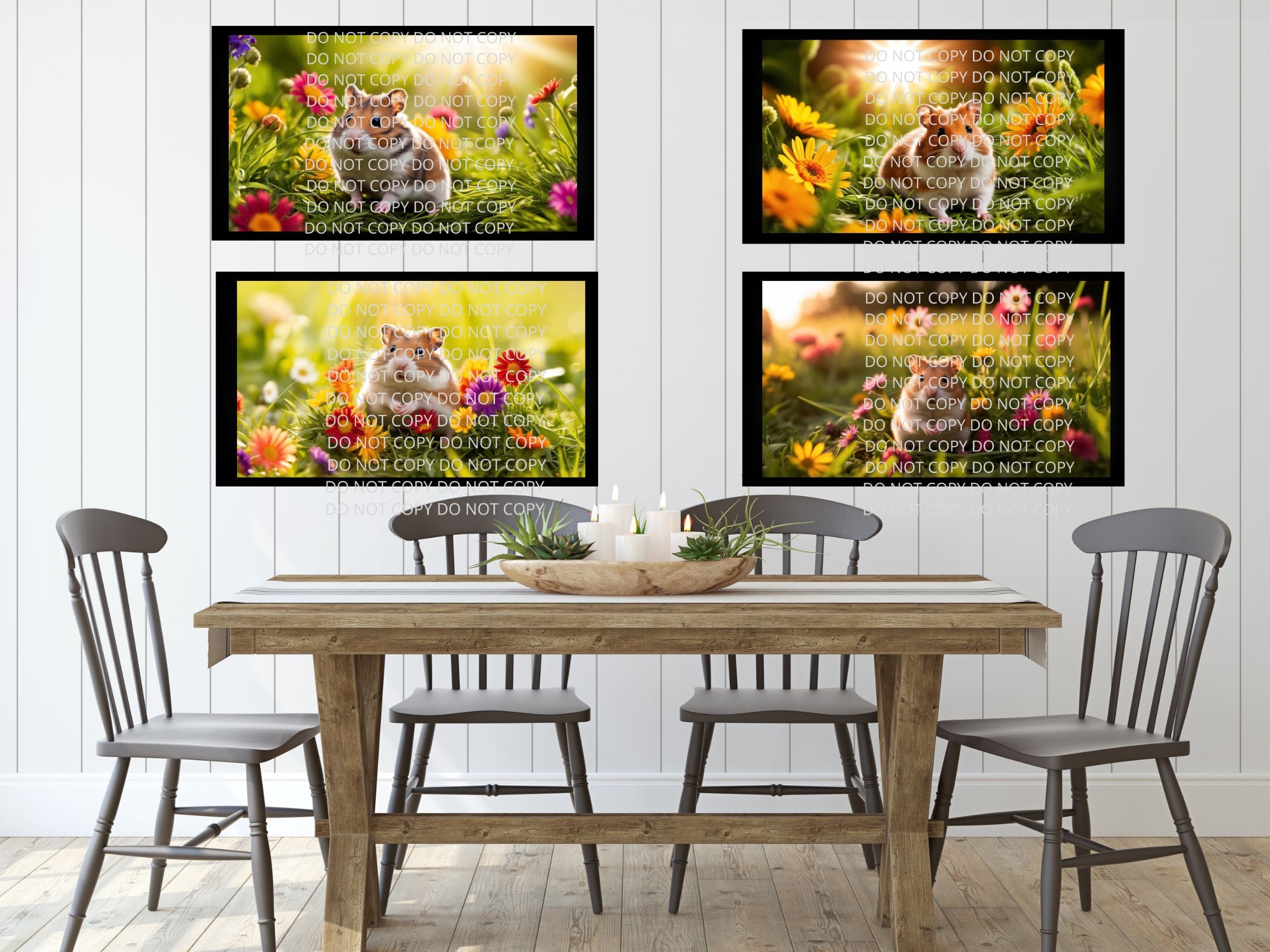 Hamster Digital Art in PDF SVG PNG File Formats