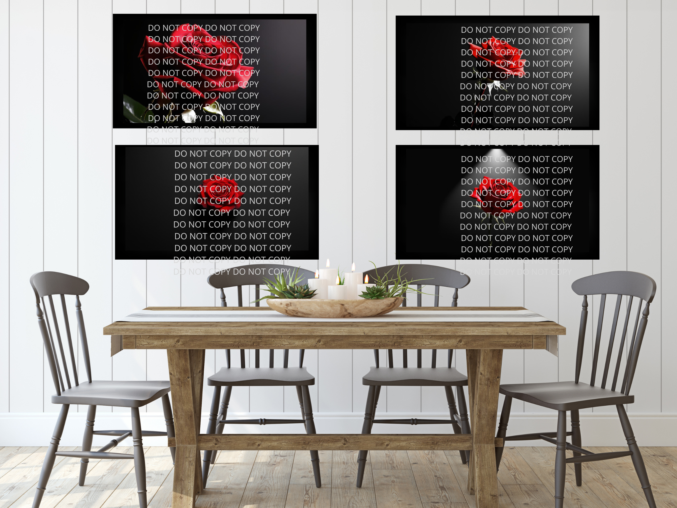Red Rose with Black Background Digital Art in PDF SVG PNG File Formats