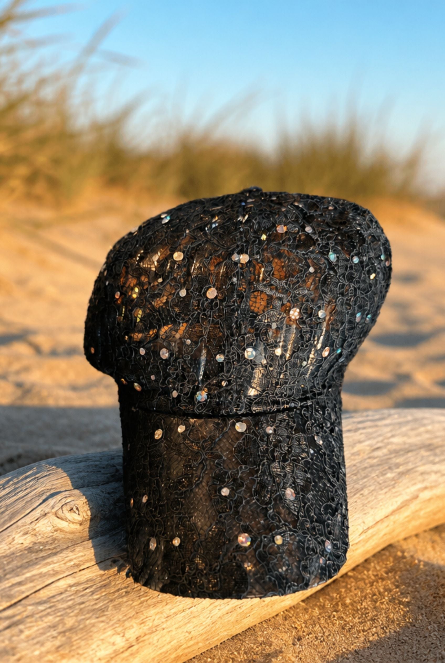 Something Special Black Bling Baseball Cap