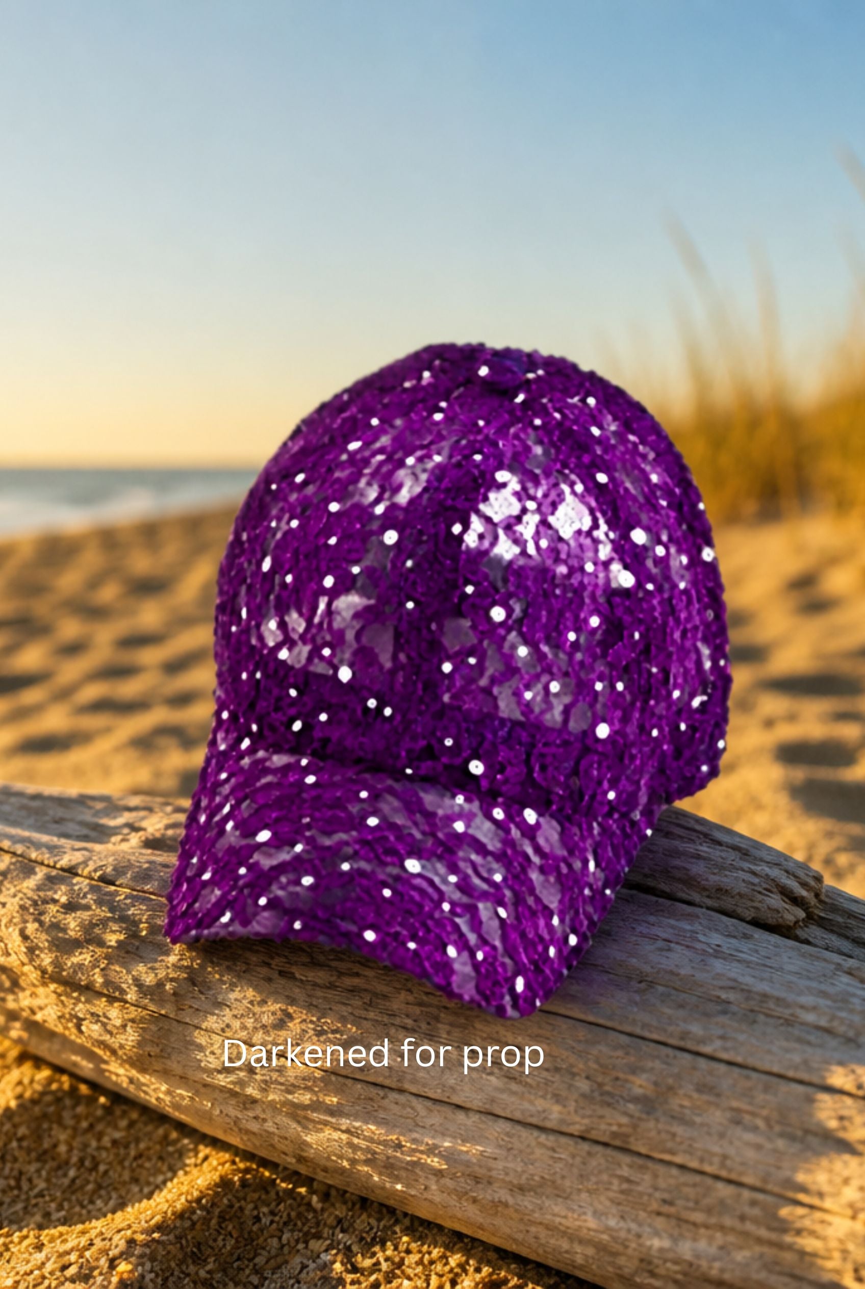 Something Special Purple Bling Baseball Cap