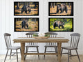 Black Bear in Woods Digital Art in PDF SVG PNG File Formats