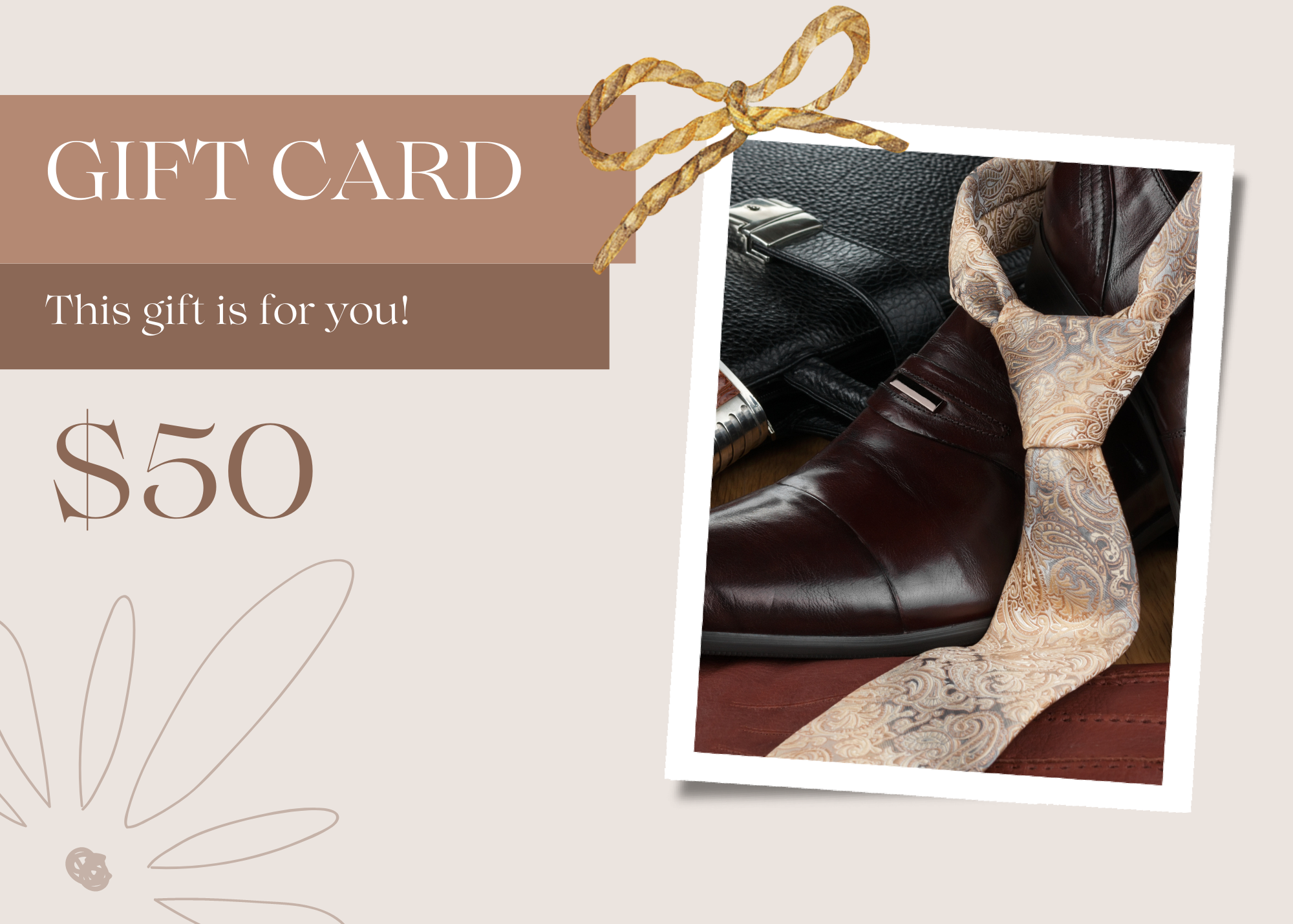 Men's Themed Gift Card  *