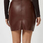 Ruched Asymmetrical Hem Skirt