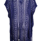 Cutout V-Neck Cover-Up with Tassel