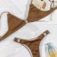 Plunge Spaghetti Strap Swim Set