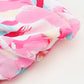 Printed Square Neck Tied Smocked Dress