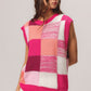 BiBi Color Block Round Neck Sweater Vest - Brand BiBi