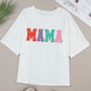 Full Size MAMA Round Neck Short Sleeve T-Shirt