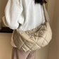 Quilted Polyester Crossbody Bag