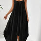 Full Size Scoop Neck Midi Cami Dress