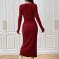 Cami Dress and Tied Long Sleeve Cardigan Set