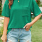 Full Size Round Neck Half Sleeve T-Shirt