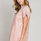 Cotton Bleu by Nu Label Plaid Short Sleeve T-Shirt