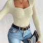 Ribbed Long Sleeve T-Shirt