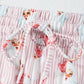 Santa Print Long Sleeve Top and Pants Lounge Set