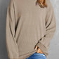 Round Neck Dropped Shoulder Sweatshirt