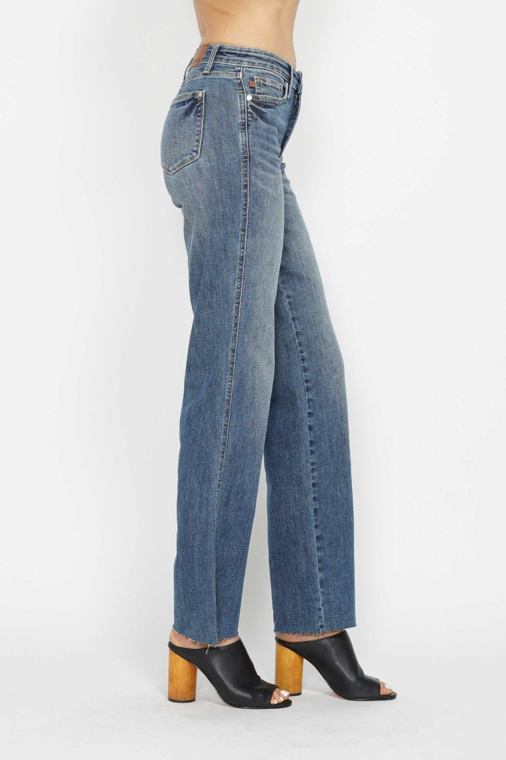 Judy Blue Full Size Tummy Control Straight Jeans *