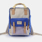 Himawari Contrast Waterproof Nylon Backpack Bag