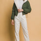 Love Tree Zip Up Cropped Hooded Sherpa Reversible Jacket